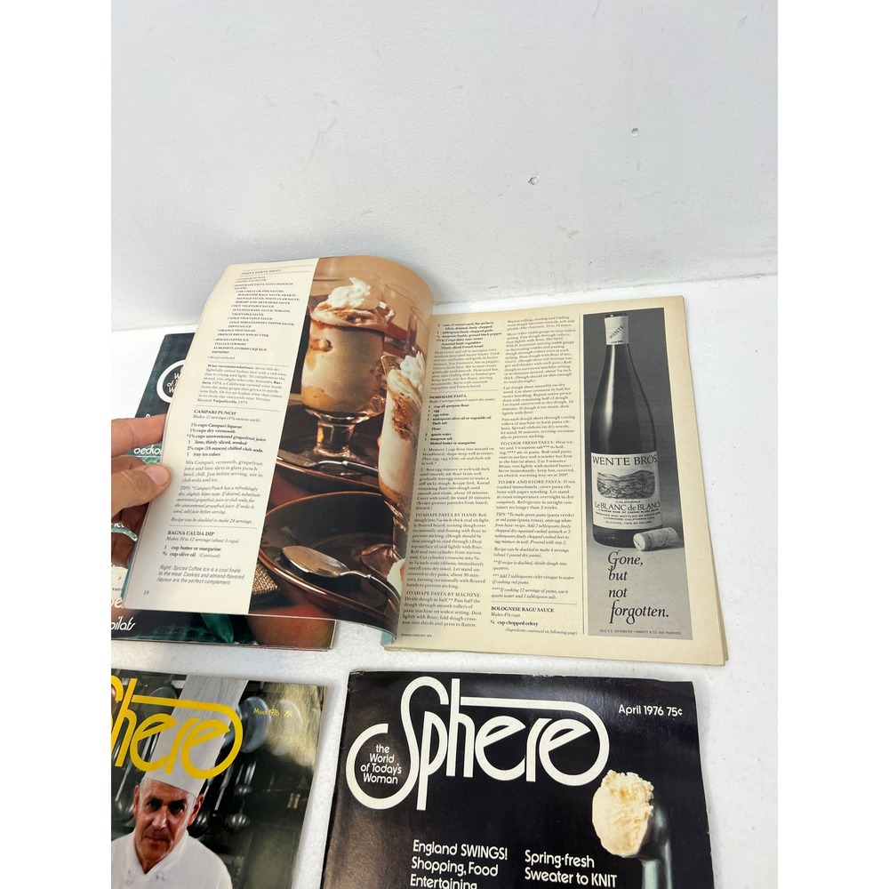 Vintage Sphere Magazine Lot 1973-1976 Betty Crocker 10 Issues Cooking Crafts - Picture 9 of 10